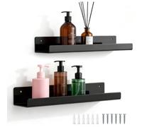 SNSYGN Lot de 2 étagères flottantes en acrylique de 38 cm avec 6 vis pour salon, chambre à coucher, cuisine, salle à manger