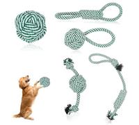 SNSYGN Lot de 5 jouets pour chien en corde indestructible, corde interactive pour chiots, petits, moyens