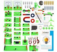 Sntieecr Kit de Circuit de Physique STEM, Kit de Magnétisme d’Électricité de Science Lab Kits d’Éducation aux Expériences de pour Exploration de l’Électromagnétisme d’Un Élève du Secondaire