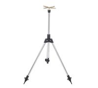 SNTSNTBOM Arroseur trépied en Acier Inoxydable, Hauteur réglable jusqu'à 95 cm, pour l'irrigation de la pelouse du Jardin, Conception de buse Durable à Quatre Broches, Large Plage