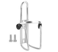 SNTSNTBOM Bicycle Water Bottle Holder, Aluminium Alloy Cup Cage for Cycling, Motorcycle, E-Scooter, Lightweight, Durable, Anti-Skid Design, Secure Fit, Easy Installation, Universal (Argent)