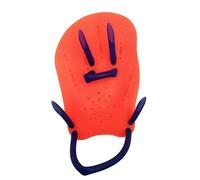SNTSNTBOM, pour pagaies de natation, sangles en PVC et silicone, conception légère, sangles de poignet et de doigt réglables, lames haute performance avec trous pour une course (M)