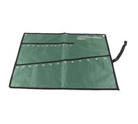 SNTSNTBOM pour Rouleau Organisateur d'outils, Toile de qualité supérieure avec Sangles d'attache, Rangement Compact pour clés, Pinces, Tournevis, cliquets (25 bouchées)