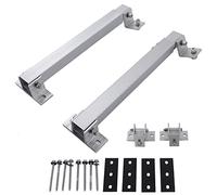 SNTSNTBOM Support de Montage pour Panneaux solaires, pour Panneaux solaires avec réglage d'angle de 15 à 30 degrés, Construction en Alliage d'aluminium anodisé et en Acier