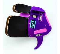 sntxmy Protège-doigt en cuir véritable avec plaque en aluminium réglable - Confort et durabilité pour tir à l'arc recourbé de précision