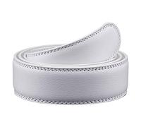 Snufeve Ceinture à la ceinture occasionnelle des hommes, blanc, 120cm