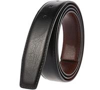 Snufeve Ceinture réversible pour homme sans boucle, Café noir, 110