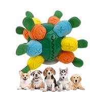 Snuffle Balle de puzzle pour chien | Balle de traitement à alimentation lente en forme de carotte | Jouet Snuffle portable avec son qui encourage l'entraînement