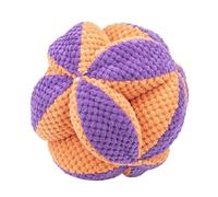 Snuffle Jouet pour chiens : 18 x 18 x 18 cm, balle pour chiens, jouet de fourrage résistant aux morsures, balle de traitement d'alimentation lente pour petits et moyens