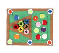 Snuffle Pad pour Chien, Tapis De Jeu en Flanelle, Matériel Doux, Puzzle Éducatif pour Chiot, Promeut L'alimentation Lente Et L'entraînement Olfactif - Réduit L'ennui, Facile À