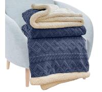 Snug Couvertures en microfibre chaude, épaisse, douce et pelucheuse | Jeté chaud d'hiver douillet décoratif en fourrure pleine taille épaisse et douce en peluche pour lit, canapé, chaises