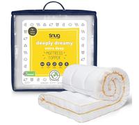 Snug Deeply Dreamy Surmatelas pour lit Simple - 10 cm Extra épais avec Sangles élastiques matelassées Confortables Super Douces - Hypoallergénique - Lavable en Machine - Simple - 190 x 90 cm