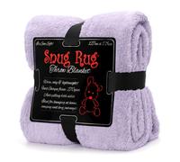 Snug Rug Couverture chaude raffinée en sherpa, édition spéciale 127 x 178 cm, lavande