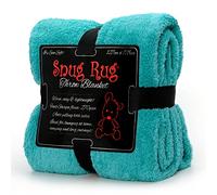 Snug Rug Sarcelle Plaid Canape Couverture Polaire Véritable Tapis Douillet Couverture de Luxe à Chaud à Jet Polaire Sherpa 127 x 178 cm