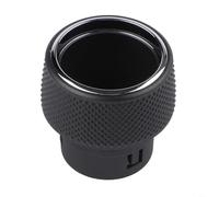 Snugawarm Bouton de commande AC de rechange pour bouton radio | pour Jeep pour Cherokee WK2 2014-2021 | Contrôle de la température en plastique ABS noir pour garniture de console de tableau de bord (A