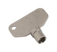 Snugawarm E3-26-715-15 Clé tubulaire creuse pour serrure de compartiment de remorque de camping-car 3-5-15 en acier au carbone pour portes de camping-car avec trou de e 11,5 mm (4 encoches)