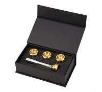 Snugawarm Ensemble d'embouchure de trompette plaqué or pour trompette en si bémol - 7C/3C Cup Kit d'accessoires en laiton avec boîte de rangement
