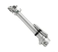Snugawarm Potence de vélo pliable réglable de 28,6 mm, guidon en alliage d'aluminium léger pour vélos électriques, structure durable, noir et argenté (B argenté)