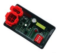 Snugawarm Puce d'allumage de moto avec code de cadran, conversion AC DC réglable pour unité CDI, boîtier transparent pour CG125 pour gy6 110 DY Series (A)