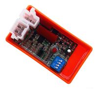 Snugawarm Puce d'allumage de moto avec code de cadran, conversion AC DC réglable pour unité CDI, boîtier transparent pour CG125 pour gy6 110 DY Series (D)