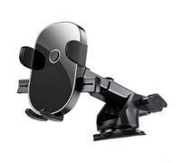 Snugawarm Support de téléphone réglable pour grille d'aération, rotation à 360 degrés, support flexible pour smartphone avec poignée antidérapante, support mobile pour une conduite sûre (ventouse)