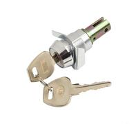 Snugawarm Verrou d'armoire à outils en alliage de zinc avec noyau en cuivre chromé, serrure de sécurité pour réparation automatique et distributeur automatique avec 2 clés plates (WT1202)
