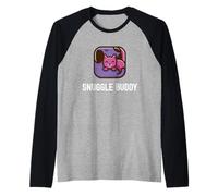 Snuggle Buddy Adorable ami Chien et Chat Manche Raglan