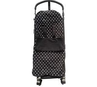Snuggle Chancelière/Cosy orteils Compatible avec poussette Bugaboo Donkey Cameleon Bee Buffalo Polka Dot Noir