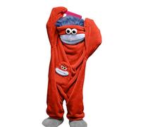 Snuggle Goofs Pyjama Monstre Vert Onesie, Combinaison Capuche avec Peigne