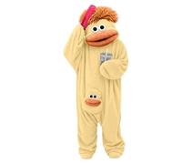 Snuggle Goofs Pyjama Monstre Vert Onesie, Combinaison Capuche avec Peigne