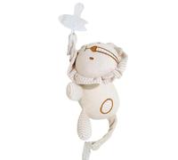 Snuggle Pacifier Buddy - Support en peluche douce, accessoire confortable pour bébé, pochette de rangement pour anneau de dentition, attache-tétine pour bébé avec un design en tissu doux | Snuggle Bud
