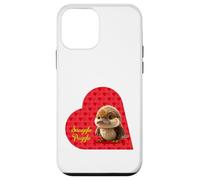 Snuggle Puggle Platypus - Adorable Valentine Coque pour iPhone 12 Mini