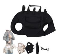 Snuggle Sling Dog Carrier, Dog Full Body Lift Harness for Small Dogs, Small Dog Carrier Backpack, Adjustable Pet Backpack, Suitable for Dogs of Different Weights (Black,M)