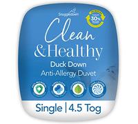 Snuggledown Clean and Healthy Couette d'été en Duvet de Canard pour lit Simple 4,5 tog