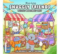 Snuggly Friends - Petites boutiques cosy - Nina Luma - Coloriages fun et mignons - Cosy colo