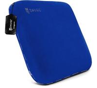 SNUGL Coussin de Canapé en Mousse à Mémoire de Forme avec Rétention de Forme - Velours Hypoallergénique, Mousse à Mémoire de Forme de Soutien, Housse Amovible et Lavable (Bleu)