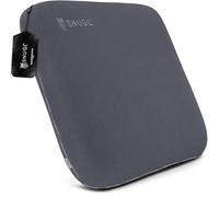 SNUGL Coussin de Canapé en Mousse à Mémoire de Forme avec Rétention de Forme - Velours Hypoallergénique, Mousse à Mémoire de Forme de Soutien, Housse Amovible et Lavable (Gris Clair)