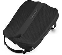 SNUGL Coussin de Siège Ergonomique - Coussin Mémoire de Forme pour Chaise de Bureau, Voiture ou Gaming - Soulagement Sciatique, Coccyx et Dos - Housse Lavable et Respirante - Maille Noire