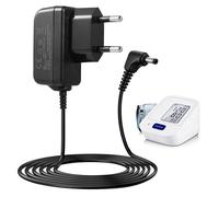 Snugloo Alimentation 6V Chargeur pour Omron Tensiomètre HHP-CM01, M2, M3 | Adaptateur Secteur pour Omron M3, M4, M6, M7, M3 Comfort, M7 Intelli IT, X2, X3, X4, X7 Smart, M400, M500, M700, 1,5M Câble