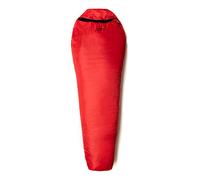 Snugpak Travelpak 1 | Sac de Couchage d'extérieur | Moustiquaire intégrée | Antibactérien (Rouge Flamme, Fermeture éclair latérale Gauche)