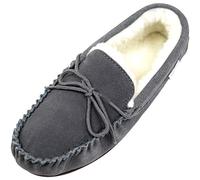 SNUGRUGS Homme Monty Chausson, Gris foncé, 46.5 EU