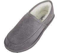 SNUGRUGS Mocassin Charlie Mixte Adulte - Gris - Gris, 43.5