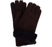 SNUGRUGS Vicky, Sheepskin Glove with Fold Back Cuff, (Brown Brown), (Taille Fabricant: Medium 7")