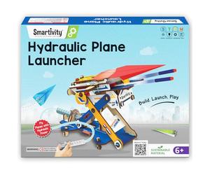 SNUNGPHIR Smartivity Hydraulic Plane Launcher for 6+ Years Boys and Girls, STEM, Learning, Educational and Construction Activity Toy Gift (Multi-Color)