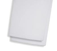 Snuz Pack of 2 SnuzKot Junior Bed Fitted Sheets - Breathable Jersey Cotton Bed Sheets for SnuzKot Cot and Extended Junior Bed - Grey