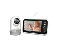 Snuza Looksi A1 Moniteur Bébé avec Caméra & Audio - Ecran 5 Pouces, Détection de Pleurs, Communication Bidirectionnelle, Portée 300m, Sécurisé Sans WiFi