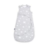 SnuzPouch Gigoteuse pour bébé, 2.5 Tog - Design Étoile Blanche - Coton doux 100% avec fermeture éclair pour faciliter le changement de couche - 0-6M