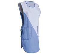 SNV Chasuble médicale femme entretien nettoyage réglable par cordon en polyester/coton. Taille unique (Bleu)