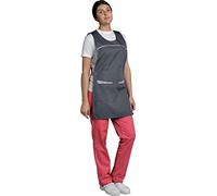 SNV Chasuble ménage pour entetien/nettoyage/Tablier adulte médicale pour agent d'entretien en polyester/coton. Taille S à XXL (Gris, L)