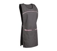SNV Chasuble ménage pour entetien/nettoyage/Tablier adulte médicale pour agent d'entretien en polyester/coton. Taille S à XXL (Gris, S)